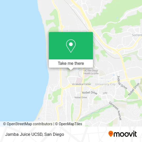 Jamba Juice UCSD map