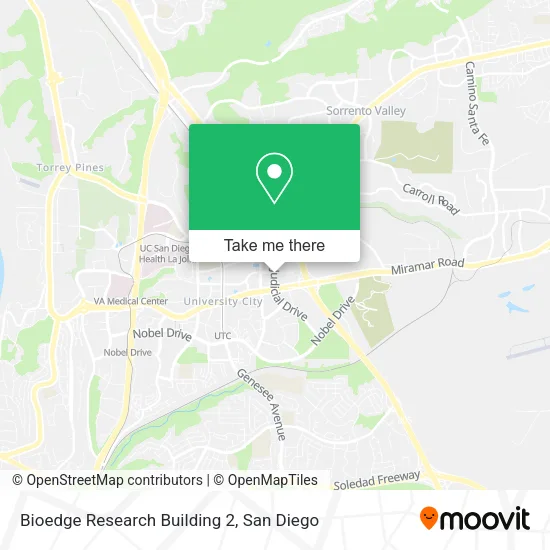 Mapa de Bioedge Research Building 2