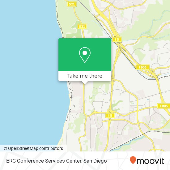 ERC Conference Services Center map
