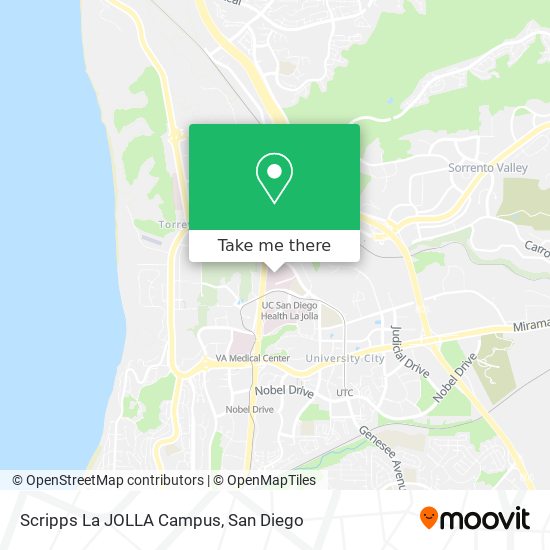 Mapa de Scripps La JOLLA Campus
