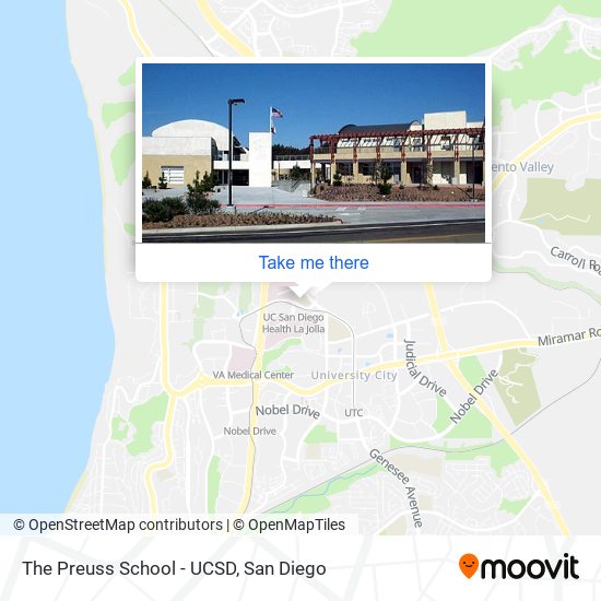 Mapa de The Preuss School - UCSD