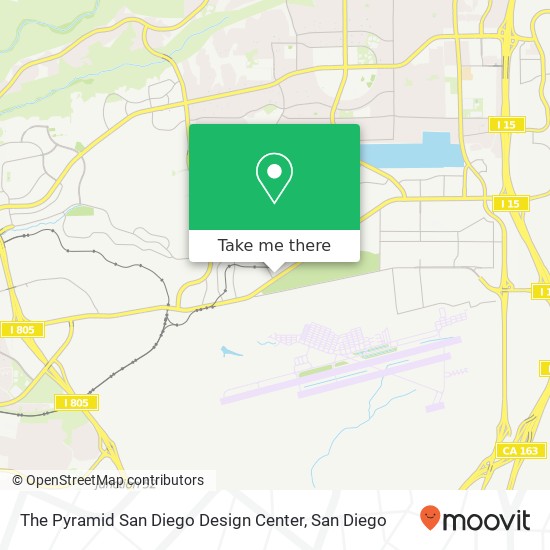 The Pyramid San Diego Design Center map