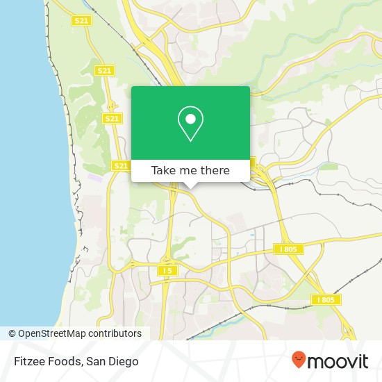 Fitzee Foods map