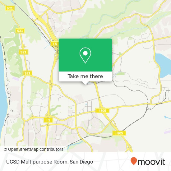 Mapa de UCSD Multipurpose Room