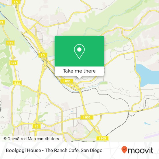 Mapa de Boolgogi House - The Ranch Cafe