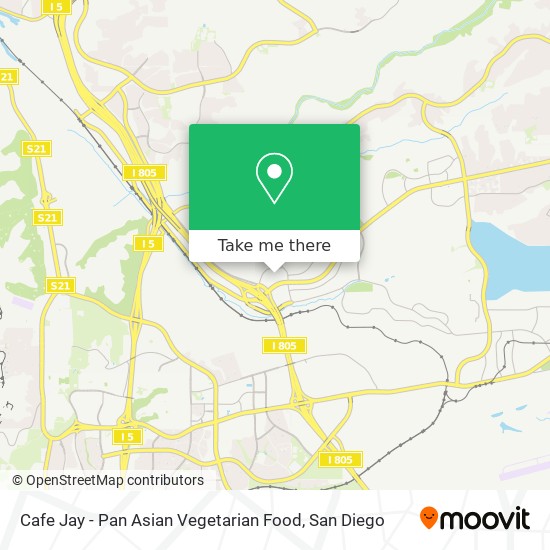 Cafe Jay - Pan Asian Vegetarian Food map