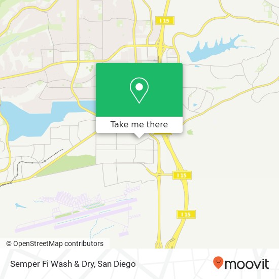 Mapa de Semper Fi Wash & Dry