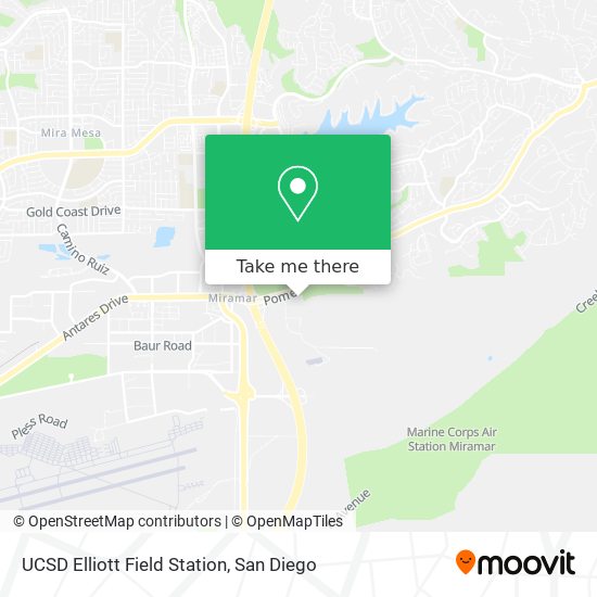 UCSD Elliott Field Station map