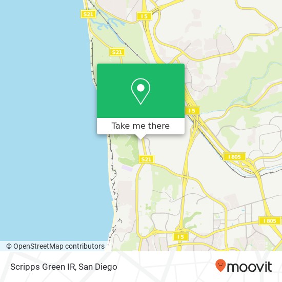 Mapa de Scripps Green IR
