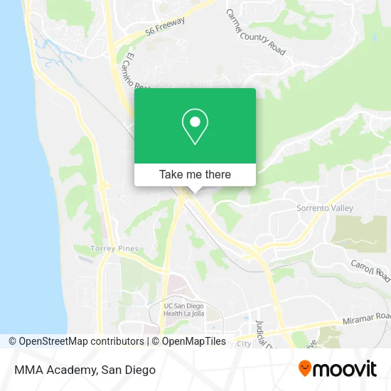MMA Academy map