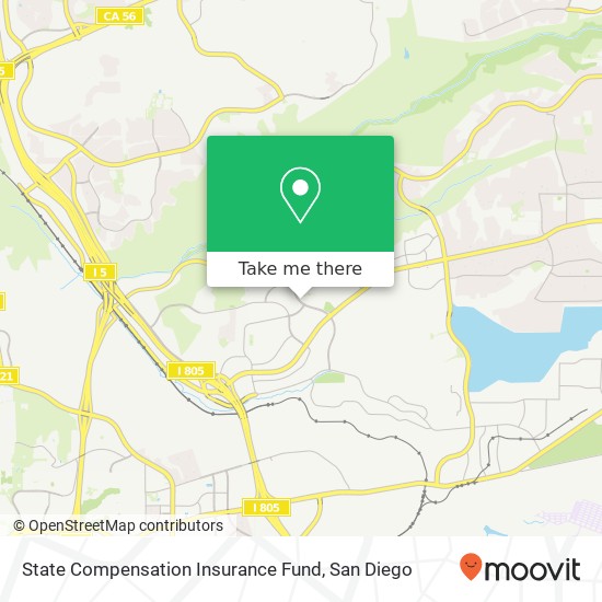 Mapa de State Compensation Insurance Fund