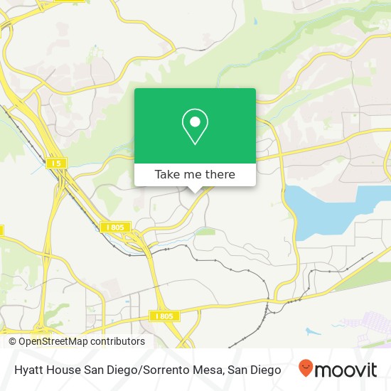 Hyatt House San Diego / Sorrento Mesa map