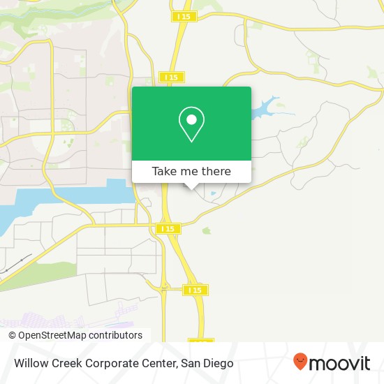 Willow Creek Corporate Center map