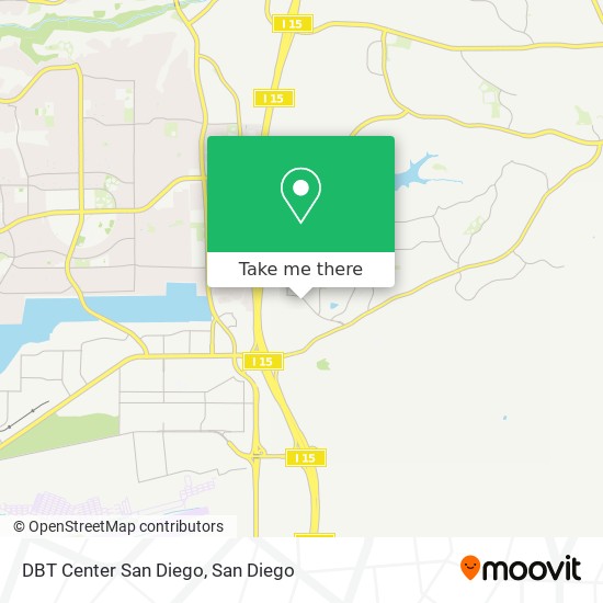 DBT Center San Diego map
