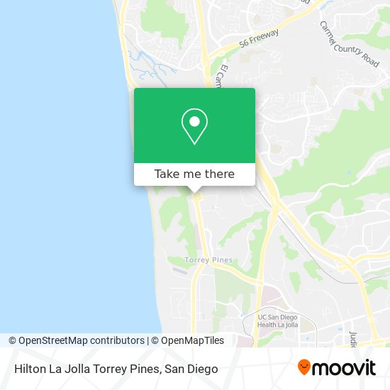 Hilton La Jolla Torrey Pines map