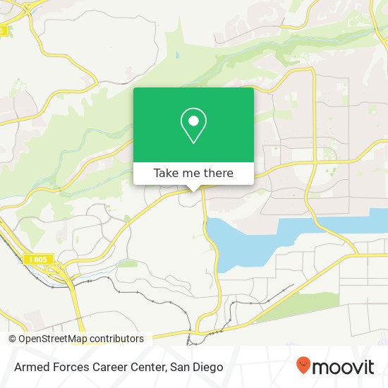 Mapa de Armed Forces Career Center