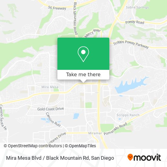 Mira Mesa Blvd / Black Mountain Rd map