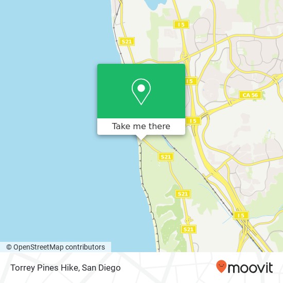 Torrey Pines Hike map