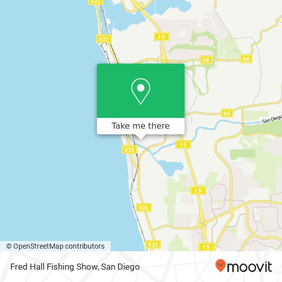 Fred Hall Fishing Show map