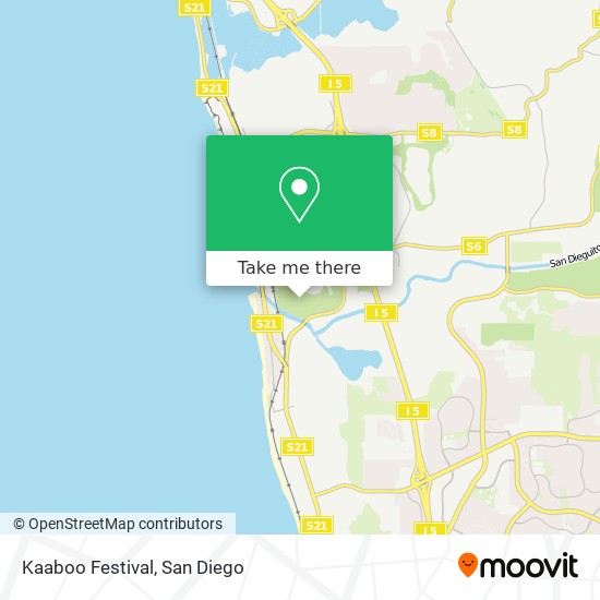 Kaaboo Festival map