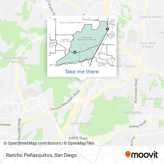 Mapa de Rancho Peñasquitos