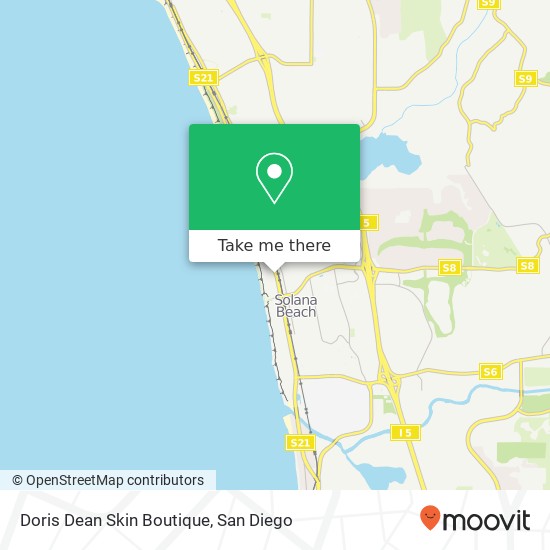 Mapa de Doris Dean Skin Boutique