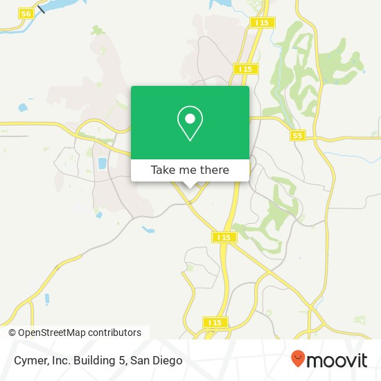 Mapa de Cymer, Inc. Building 5