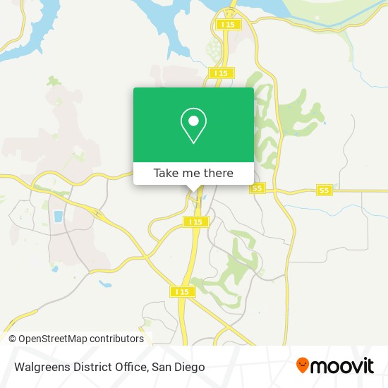 Mapa de Walgreens District Office