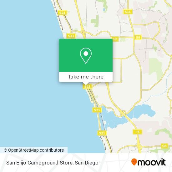 San Elijo Campground Store map