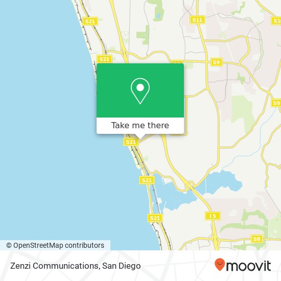 Mapa de Zenzi Communications