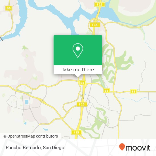 Rancho Bernado map