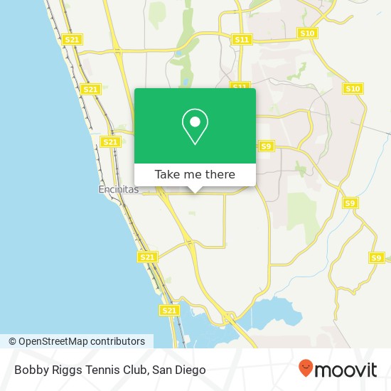 Mapa de Bobby Riggs Tennis Club