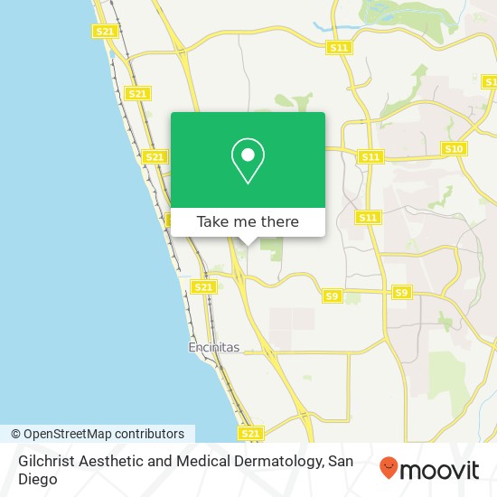 Gilchrist Aesthetic and Medical Dermatology map
