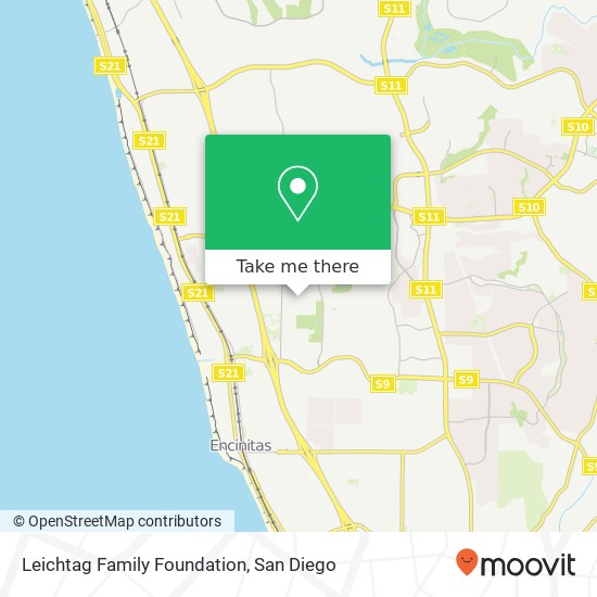 Mapa de Leichtag Family Foundation