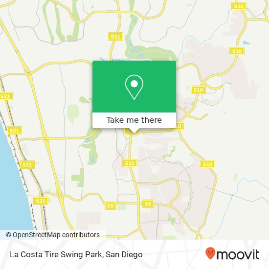 Mapa de La Costa Tire Swing Park