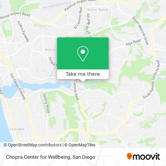 Chopra Center for Wellbeing map