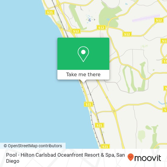 Pool - Hilton Carlsbad Oceanfront Resort & Spa map