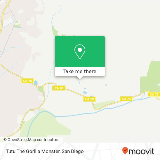 Mapa de Tutu The Gorilla Monster