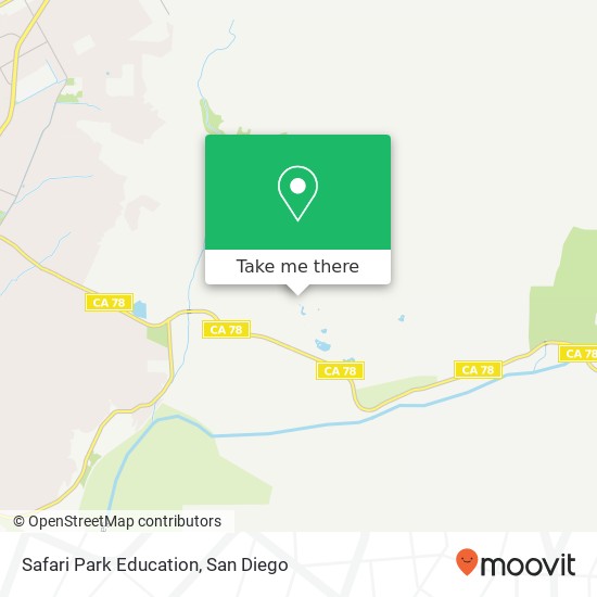Safari Park Education map