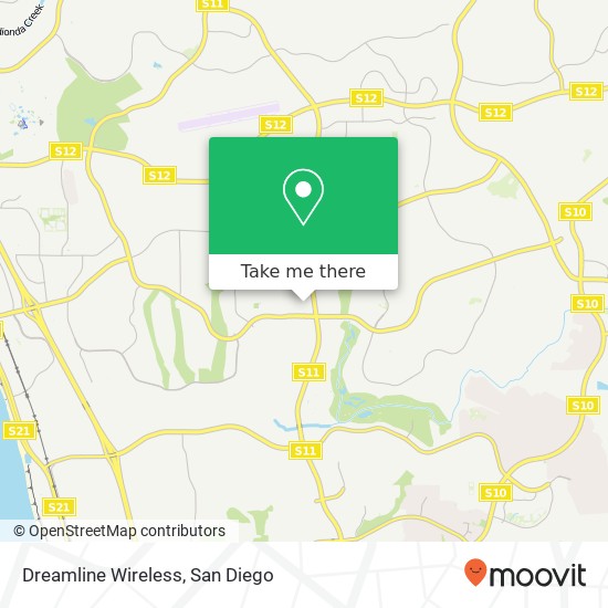 Mapa de Dreamline Wireless