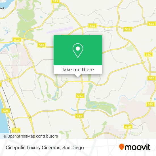 Mapa de Cinépolis Luxury Cinemas