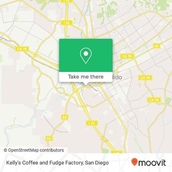 Kelly's Coffee and Fudge Factory map