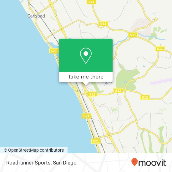 Mapa de Roadrunner Sports
