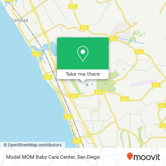 Model MOM Baby Care Center map