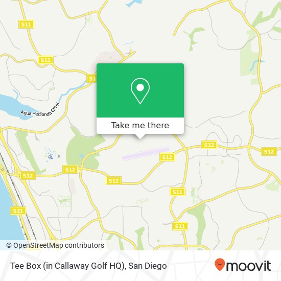 Mapa de Tee Box (in Callaway Golf HQ)