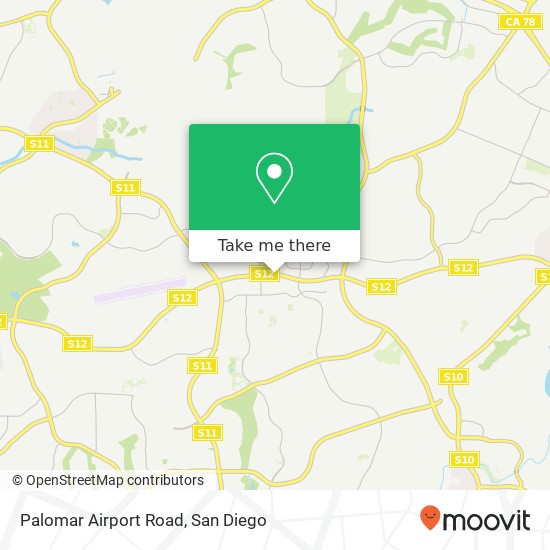 Mapa de Palomar Airport Road