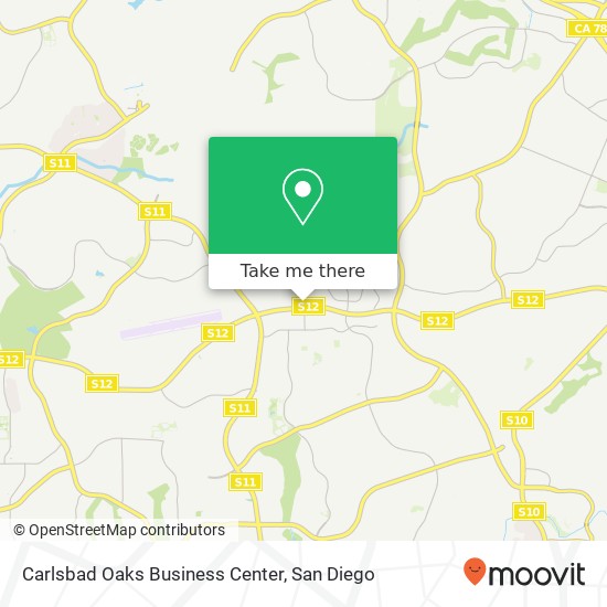 Carlsbad Oaks Business Center map