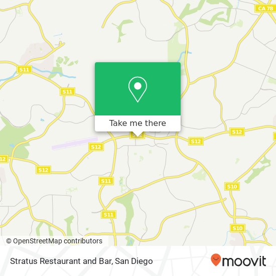 Stratus Restaurant and Bar map