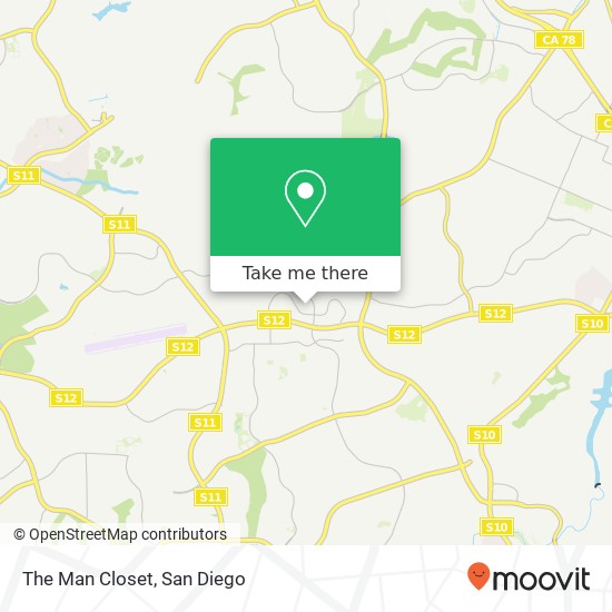 The Man Closet map