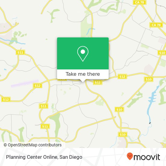 Planning Center Online map